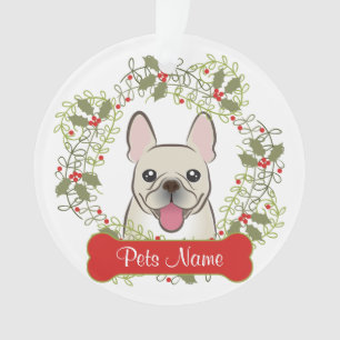 French Bulldog Customizable Ornament