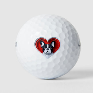 French Bulldog Cute Frenchie Dog Lover Golf Balls