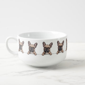 French Bulldog Cute Frenchie Soup Mug