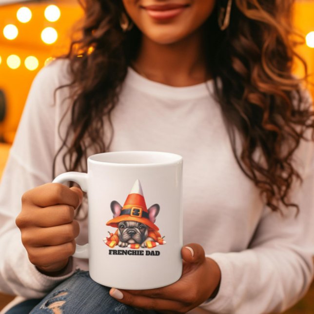 French Bulldog Cute Halloween Candy Costume Coffee Mug (Creator Uploaded)