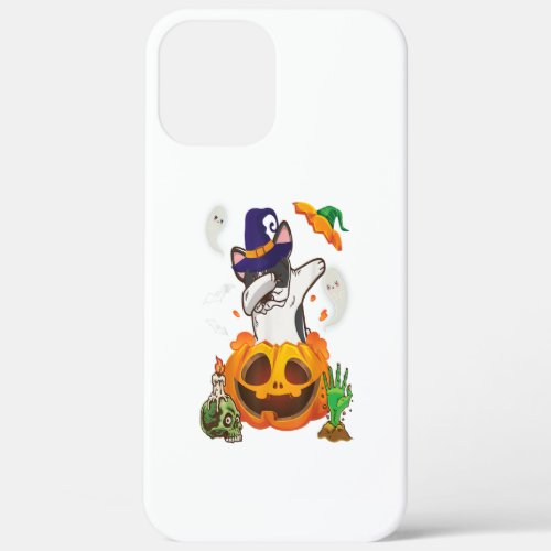 French Bulldog Dabbing To Open Pumpkin Egg Happy iPhone 12 Pro Max Case