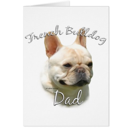 French Bulldog Dad 2 Cards (Front)