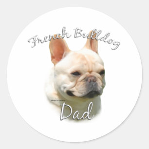 French Bulldog Dad 2 Classic Round Sticker