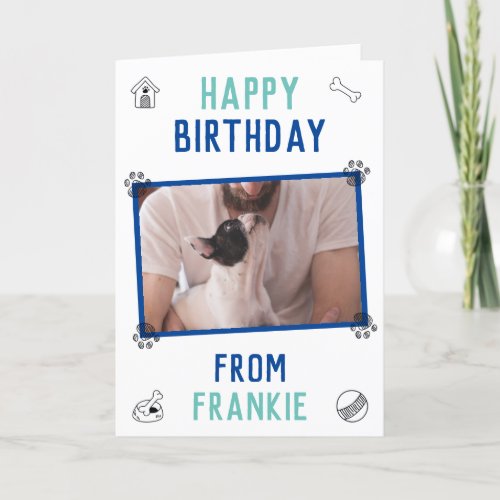 French Bulldog Dad Birthday Card