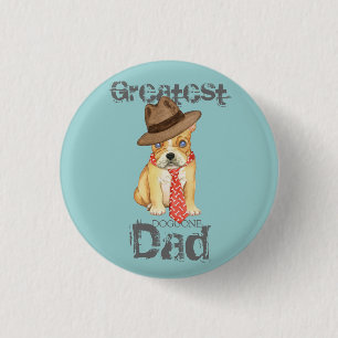 French Bulldog Dad Button