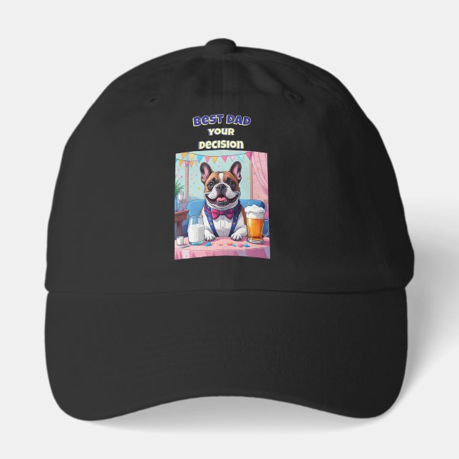 French Bulldog Dad Fatherˋs Day Hat (Front)