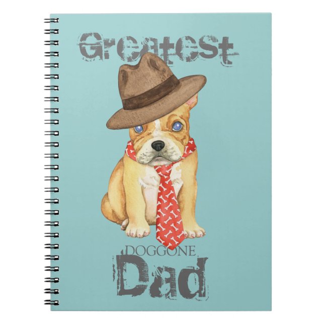 French Bulldog Dad Notebook (Front)
