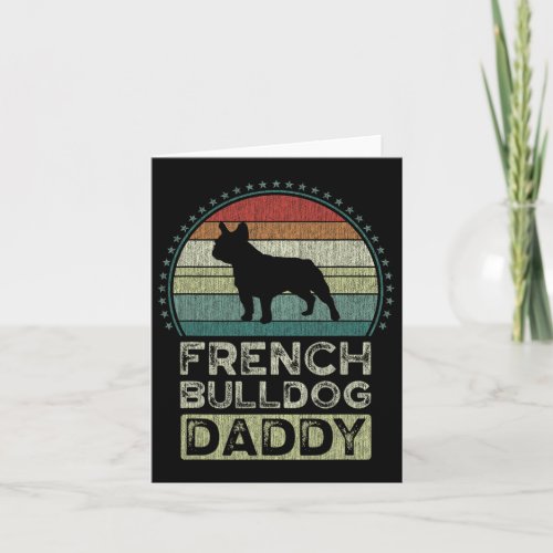 French Bulldog Daddy  Card