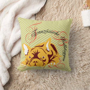 French Bulldog Dekokissen Throw Pillow