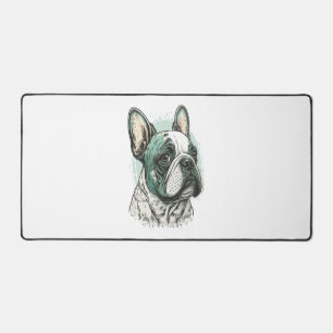 French bulldog desk mat