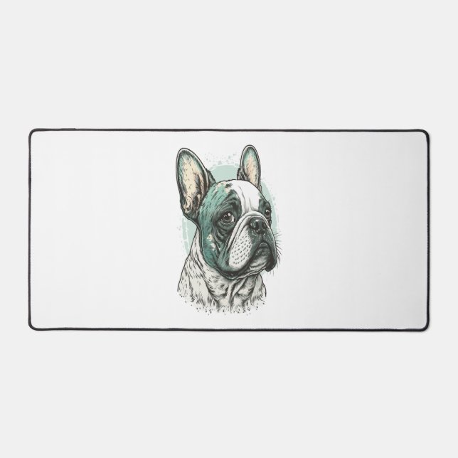French bulldog desk mat (Front)