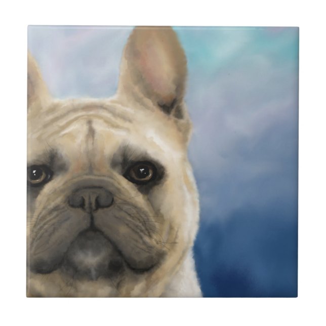 French Bulldog Dog 158 Ceramic Tile (Front)