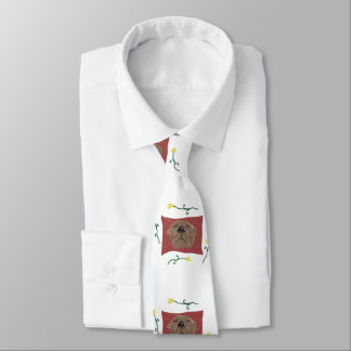 French Bulldog Dog Art Neck Tie