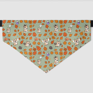 French Bulldog Dog Bandana Halloween Cute Kawaii Pet Bandana Collar