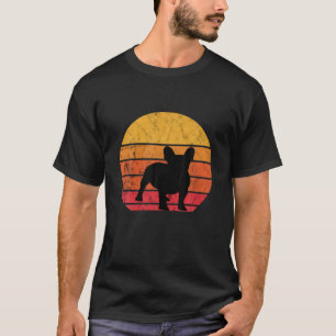 French Bulldog Dog Breed Frenchie Lover Vintage Re T-Shirt