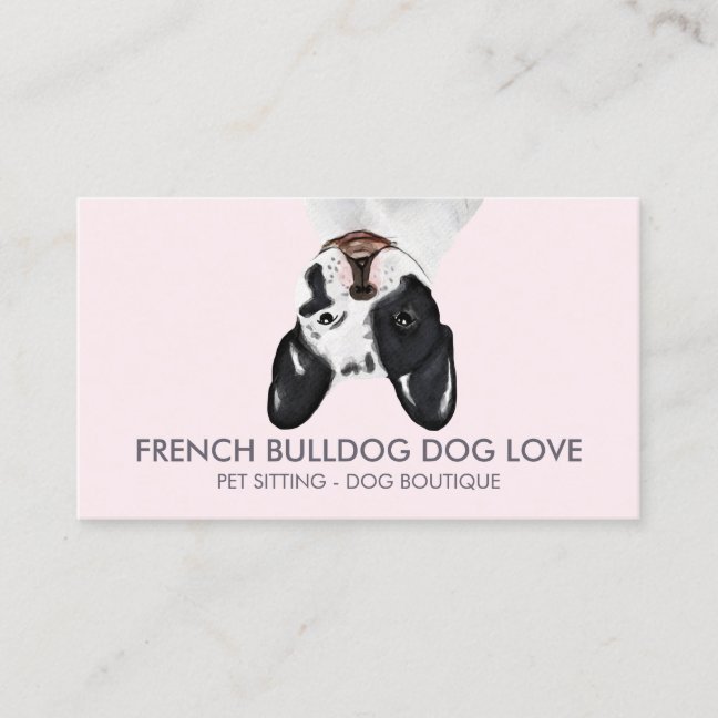 French Bulldog Dog Business Card