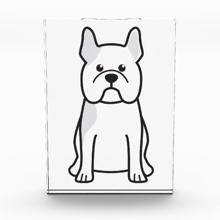 French Bulldog Dog Cartoon Acrylic Award