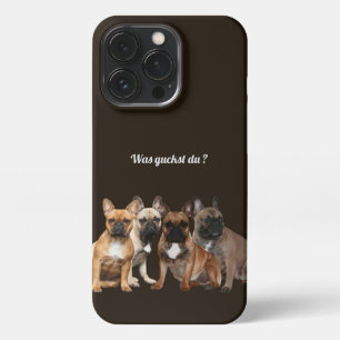 French Bulldog dog family  iPhone 13 Pro Case