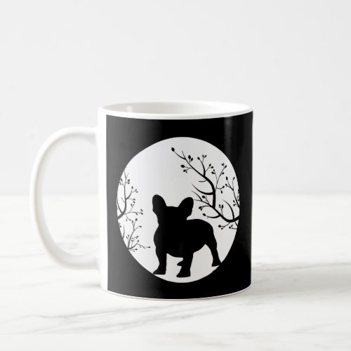 French Bulldog Dog Full Moon Howl Frenchie  Coffee Mug
