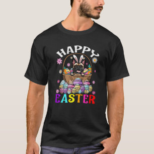French Bulldog Dog Happy Easter Bunny Eggs Easter T-Shirt