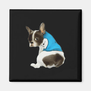 French-bulldog Dog I Love Mom Tattoo French-bulldo Magnet