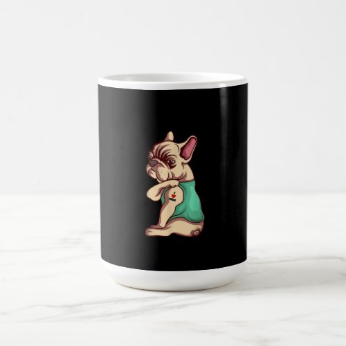 french bulldog dog i love mom tattoo lover gift coffee mug