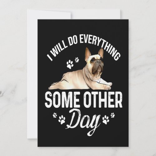 French Bulldog Dog Lover Pet Gifts Womens Holiday Card