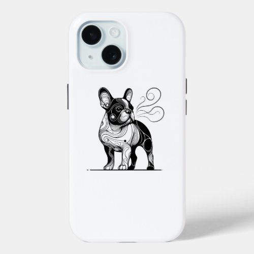 French Bulldog _ Dog Lovers iPhone 15 Case