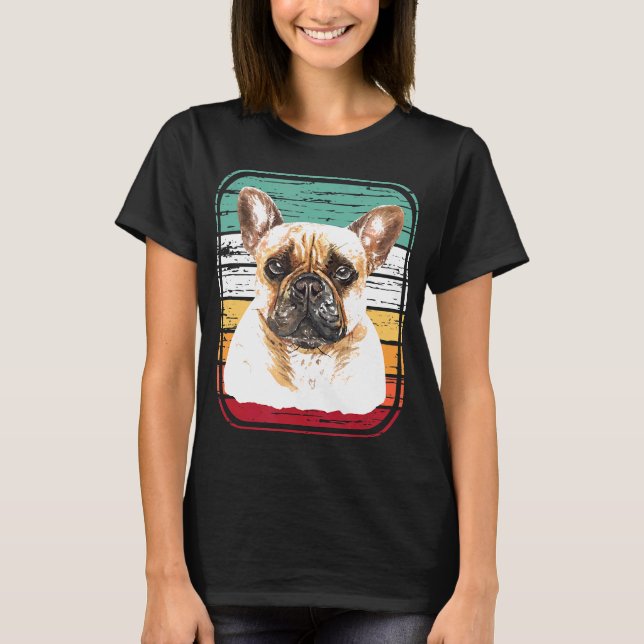 French Bulldog  Dog Mom Or Dad Love Bulldogs Dogs T-Shirt (Front)