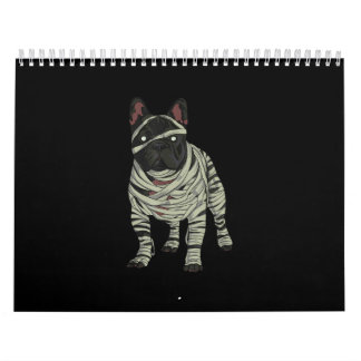 French Bulldog Dog Mummy Halloween Gift Calendar