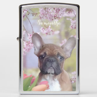 French Bulldog dog personalized zippo lighter