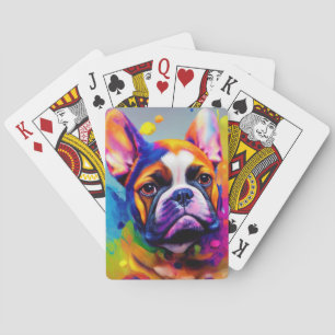 French Bulldog Dog Pet Cute Adorable Animal Compan Poker Cards