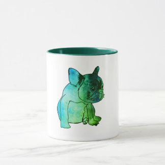 French Bulldog Dog Puppy Watercolor Art Mug