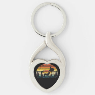 French Bulldog Dog Retro Vintage Classic T-Shirt Keychain