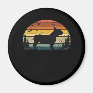French Bulldog Dog Retro Vintage Classic T-Shirt Magnet
