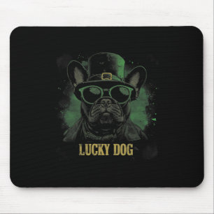 French Bulldog Dog - St. Patrick's Day Saint Paddy Mouse Pad