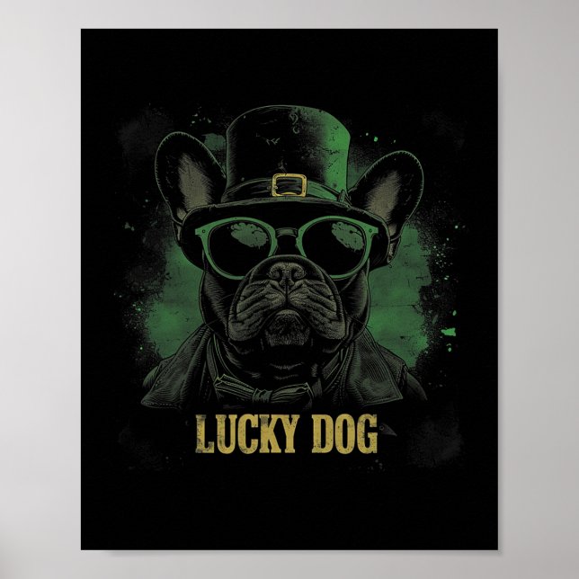 French Bulldog Dog - St. Patrick's Day Saint Paddy Poster (Front)