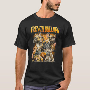 French Bulldog Dog T-Shirt Bulldog Dog Vintage 90s