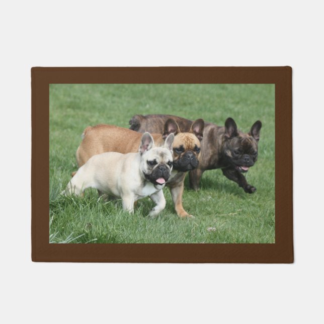 French Bulldog Door Mat (Front)