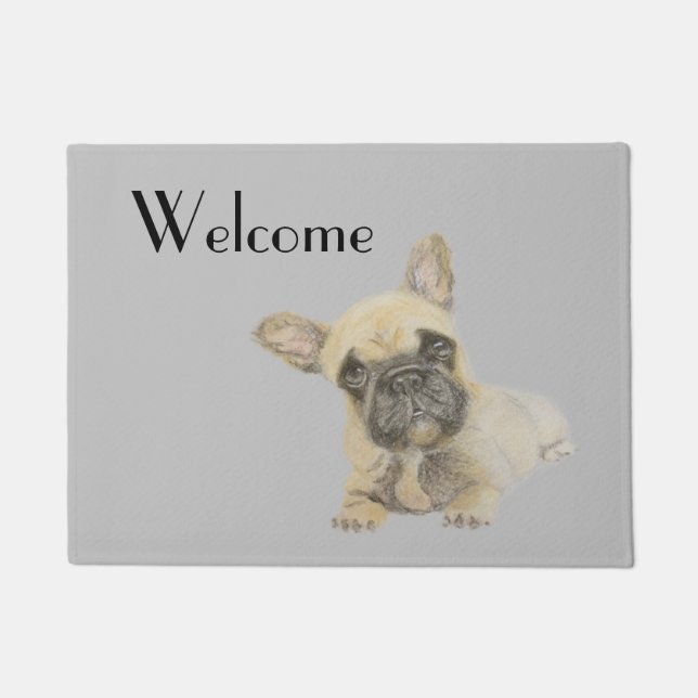 French Bulldog  Doormat (Front)