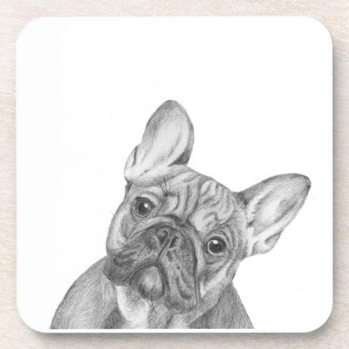 French Bulldog Drink Coaster