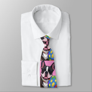 French Bulldog Easter Egg French Bulldog Neck Tie