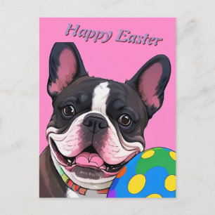 French Bulldog Easter Egg French Bulldog Postcard