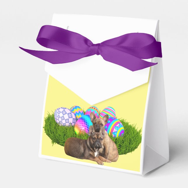 French Bulldog Easter gift box (Front Side)