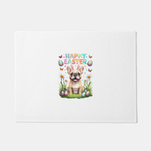 French Bulldog Easter Shirt Funny Frenchie Bunny T Doormat