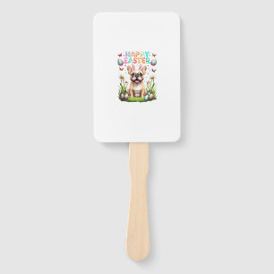 French Bulldog Easter Shirt Funny Frenchie Bunny T Hand Fan