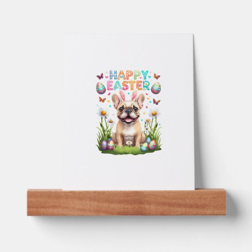 French Bulldog Easter Shirt Funny Frenchie Bunny T Picture Ledge