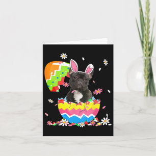 French Bulldog Egg Easter Day Dog Dad Dog Mom 1  Card