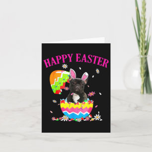 French Bulldog Egg Easter Day Dog Dad Dog Mom Card