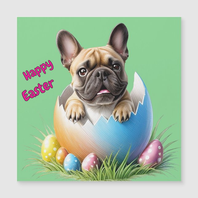 French Bulldog Egg Easter French Bulldog (Front)